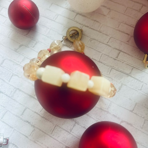 NEW, Free People, Agate citrine beaded bracelet - Picture 5 of 7